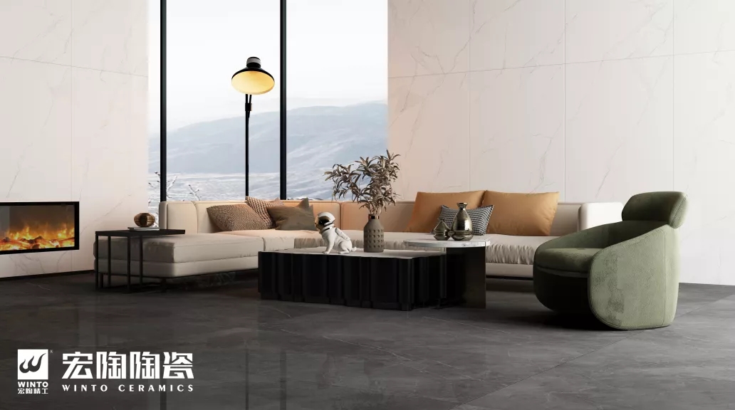 粉色视频网站APP入口免费抛釉砖西尔圣灰装修效果图