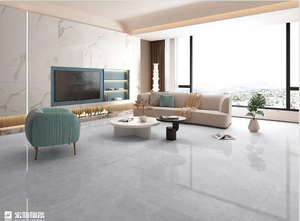 粉色视频网站APP入口免费质感砖客厅装修效果图